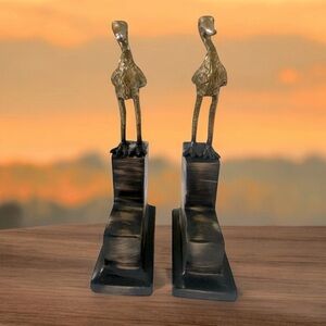 Stork Bookends